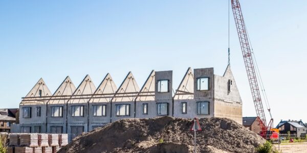 Construction,Of,New,Homes,In,A,New,Residential,Area.